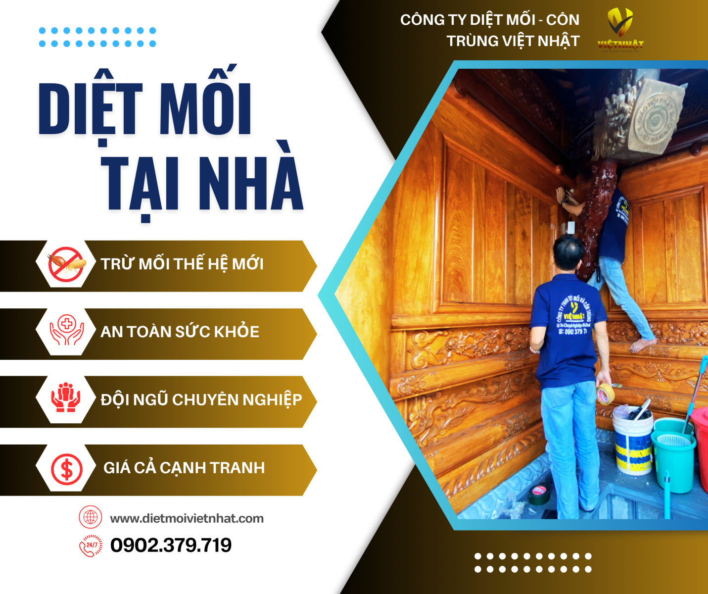 Quy trình diệt côn trùng an toàn đạt tiêu chuẩn