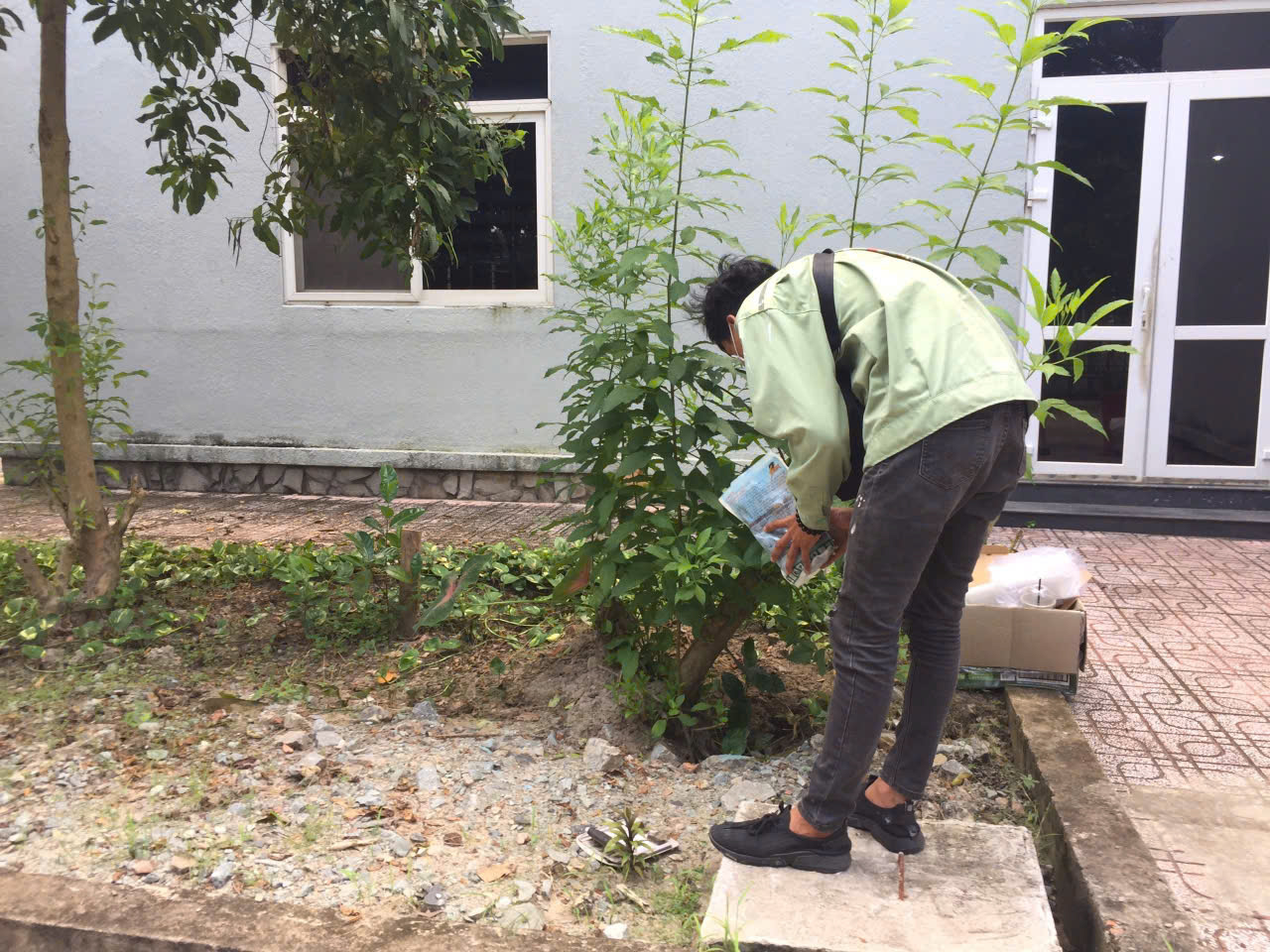 KHỬ CÔN TRÙNG SÂN VƯỜN CÔNG TY BÌNH DƯƠNG 