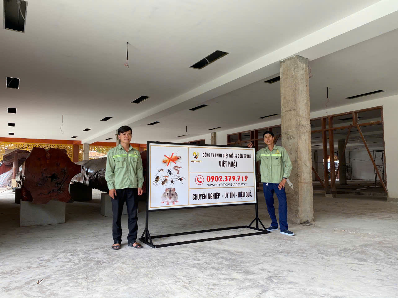 DIỆT MỐI TẬN GỐC CÔNG TRÌNH THI CÔNG
