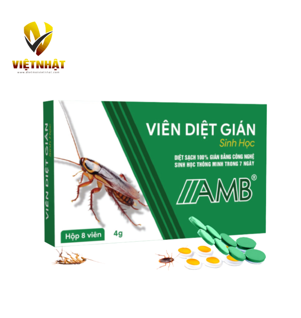 Viên diệt gián sinh học AMB